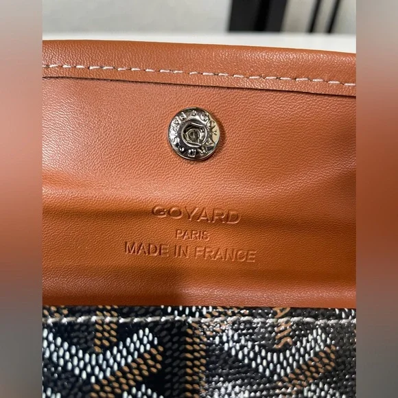 Chevron Style Envelope Pouch Wallet, Brown/Tan - Inspiration- 20x11 cm - Picture 9 of 11